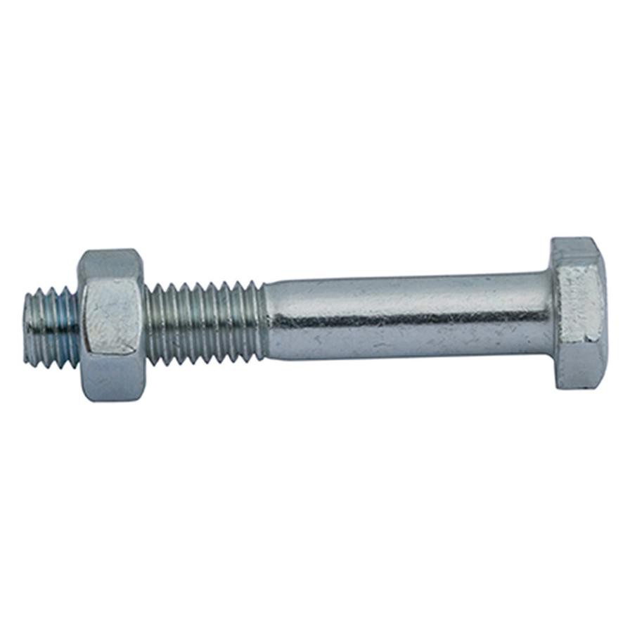 Suki Zinc-Plated DIN 601 Steel Screws (M8 x 50 mm)