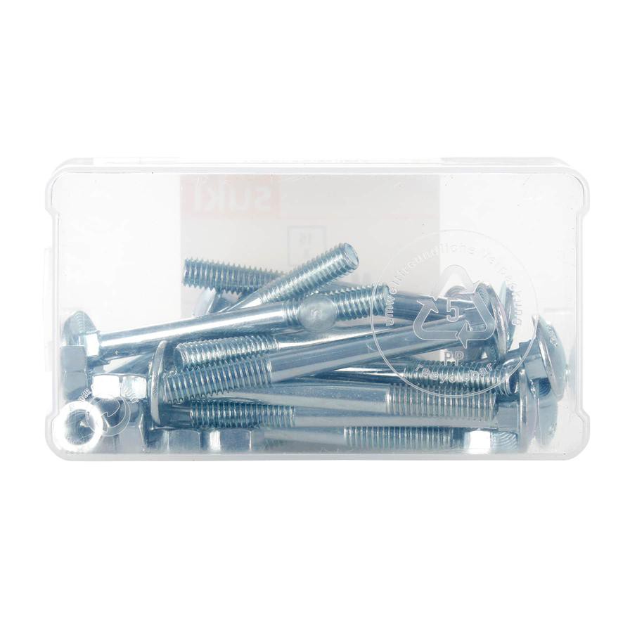 Suki Round Head Hex Screw Pack (0.6 x 6 cm, 15 Pc.)