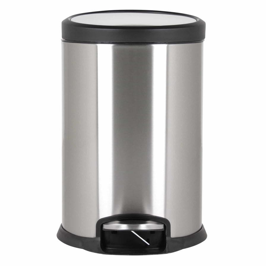 Orchid Stainless Steel Pedal Dustbin (12 L, 23.8 x 36.9 x 36.1 cm)