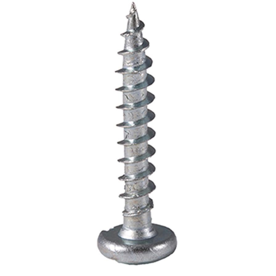 Suki Zinc-Plated Round Head Chipboard Screw (5 x 30 mm, Pack of 6 )