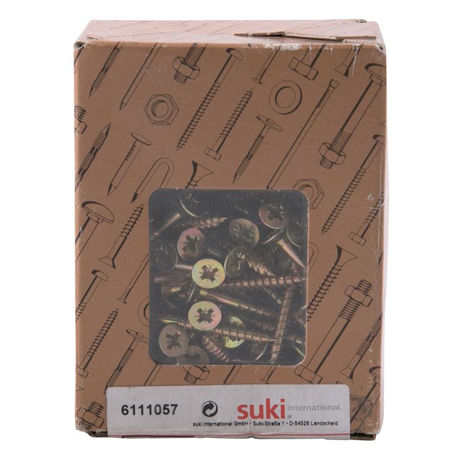 Suki Chipboard Screws (5 x 45 mm, Pack of 100)