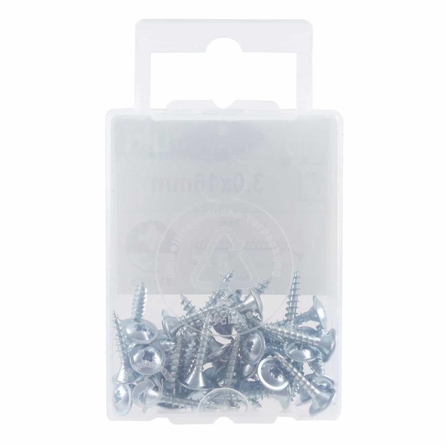 Suki Backwall Steel Screw Pack (0.3 x 1.6 cm, 40 Pc.)