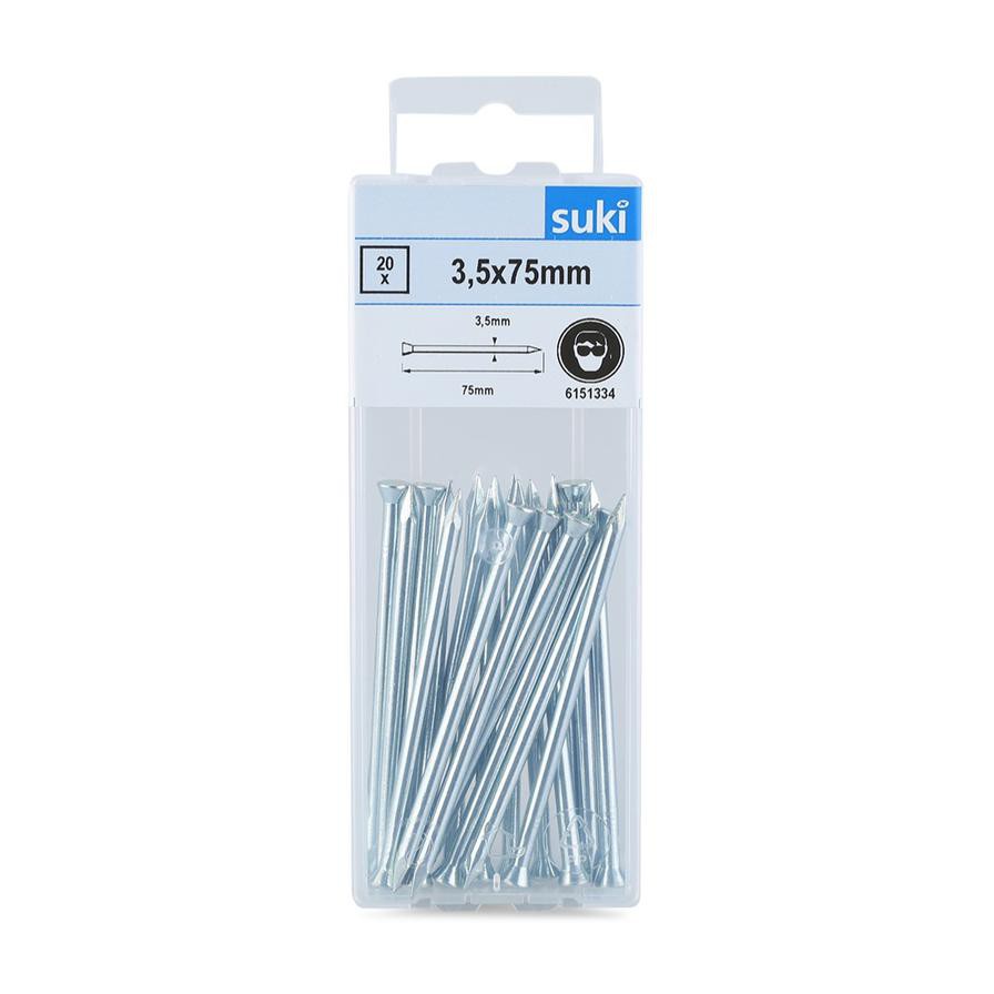 Suki Steel Nail (35 x 75 mm, Pack of 20)