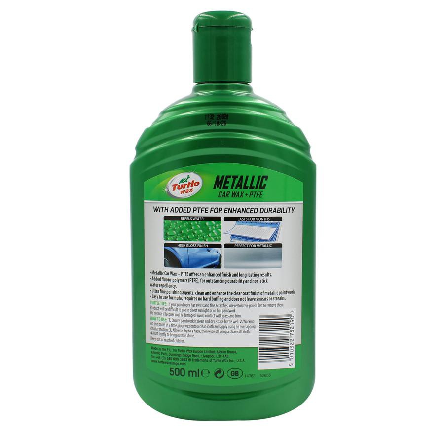 Turtle Wax Metallic Car Wax + PTFE (500 ml)