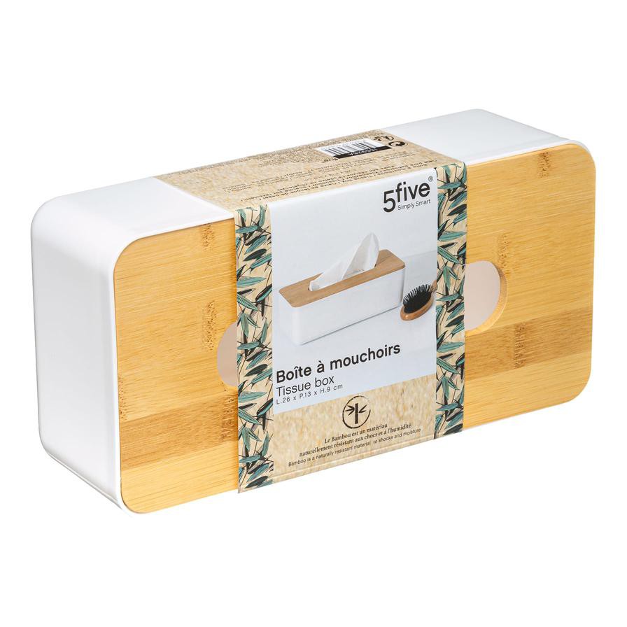 5five Polypropylene Natureo Tissue Box (26 x 13.2 x 8.8 cm)