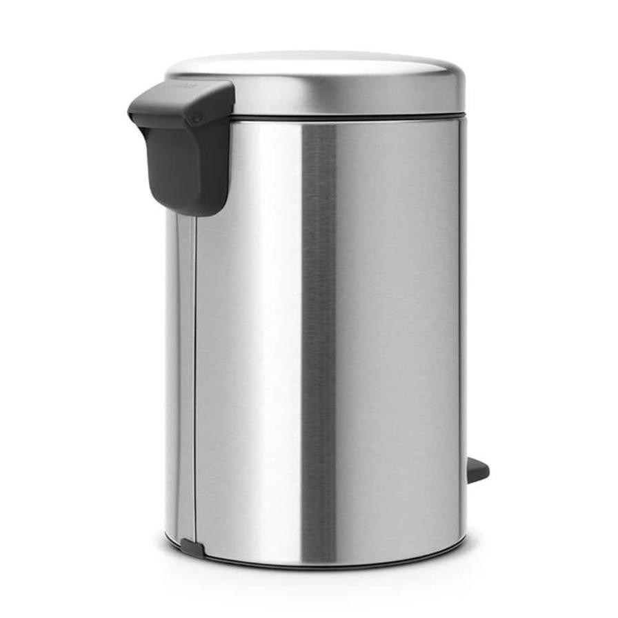 Brabantia NewIcon Pedal Bin (29.1 x 20.5 cm, 5 L, Matt Steel)