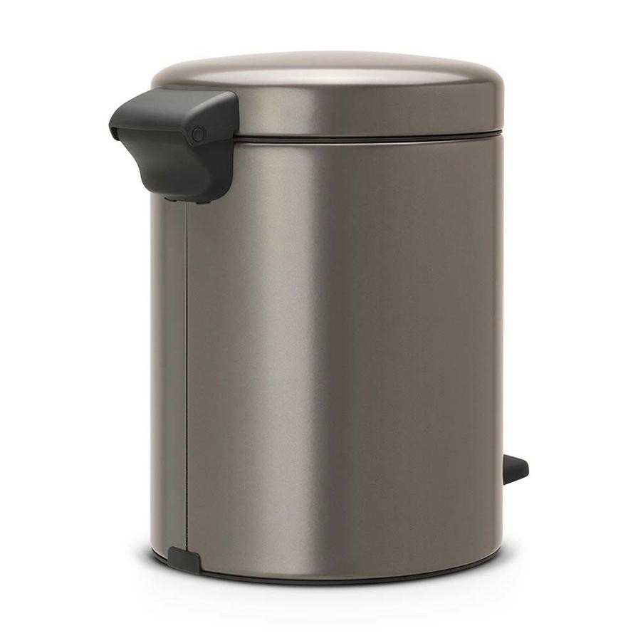 Brabantia NewIcon Pedal Bin (5L, Platinum)