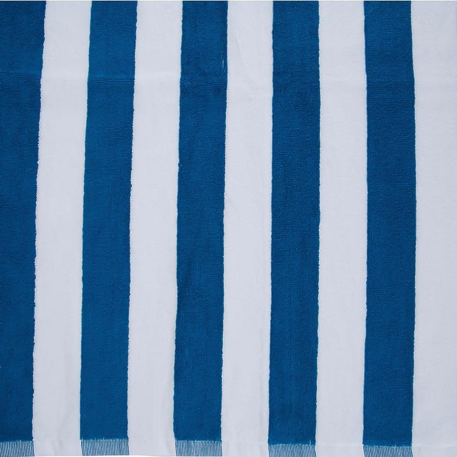 Truebell Mykonos Striped Bath Towel (Blue)