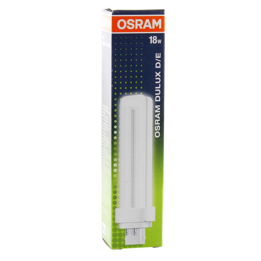 Osram Dulux D/E G24q-2 Bulb (18 W, Cool Daylight)