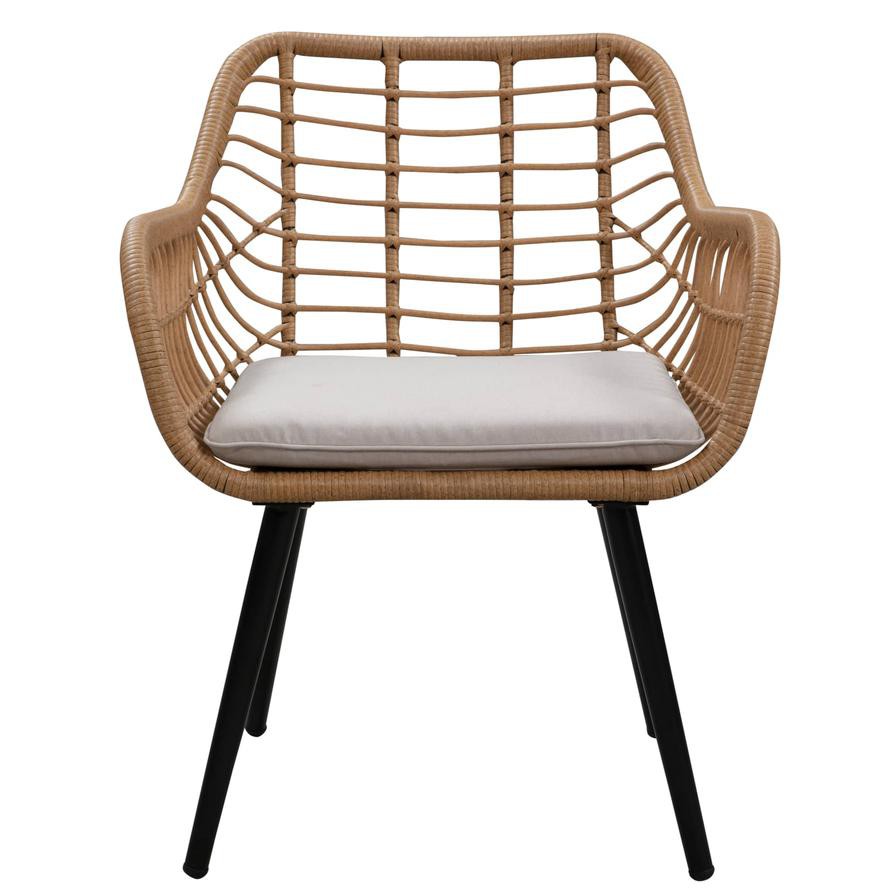 Cocoon Steel Wicker Chair W/Cushion Generic (65 x 68 x 78 cm)