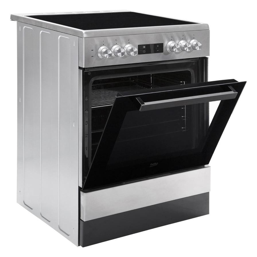 Beko Freestanding 4 Vitroceramic Zone Electric Cooker, FSM67320TGXS (60 x 60 x 85 cm)