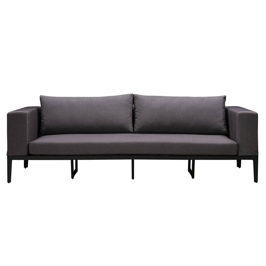 Aruba Deluxe 3-Seater Aluminium Sofa W/Cushion Generic, (250 x 100 x 72 cm)