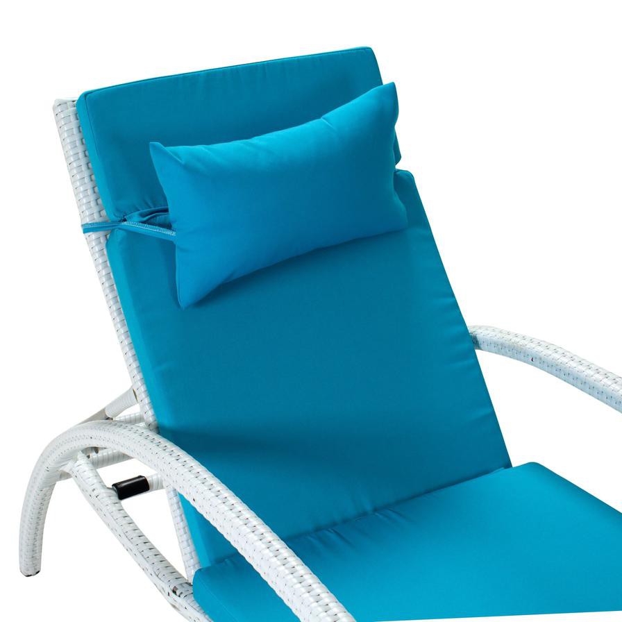 Rattan Sun Lounger W/Cushions SG Furniture (70 x 190 x 95 cm)