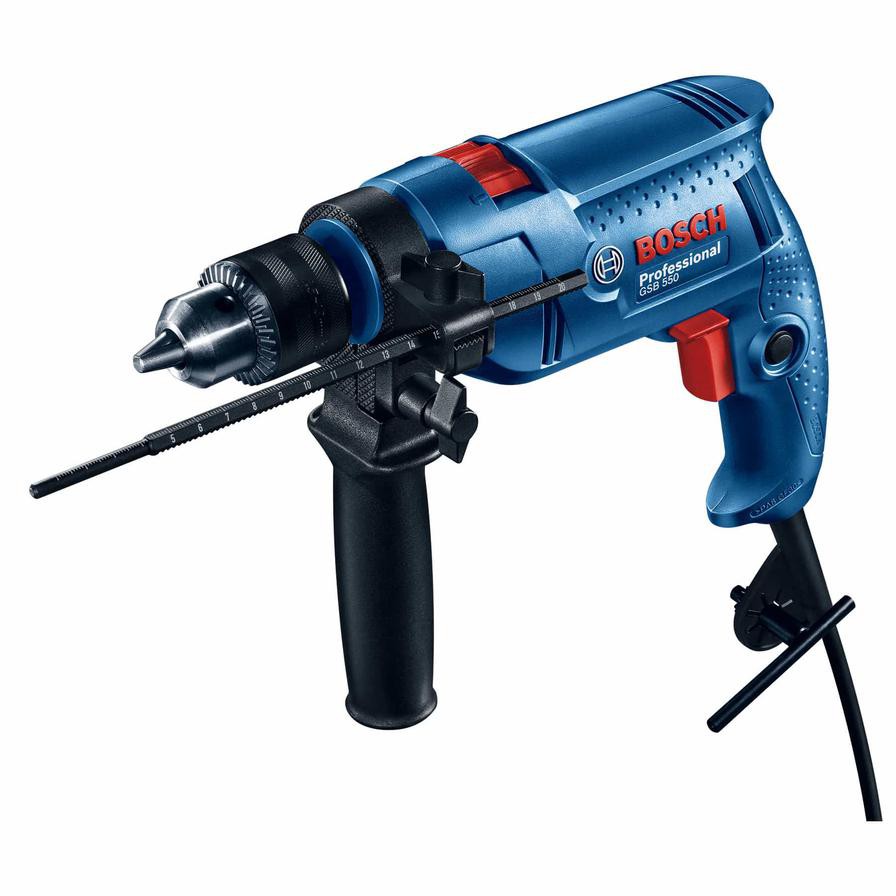 Bosch Professional Corded Impact Drill, GSB 550 (550 W)