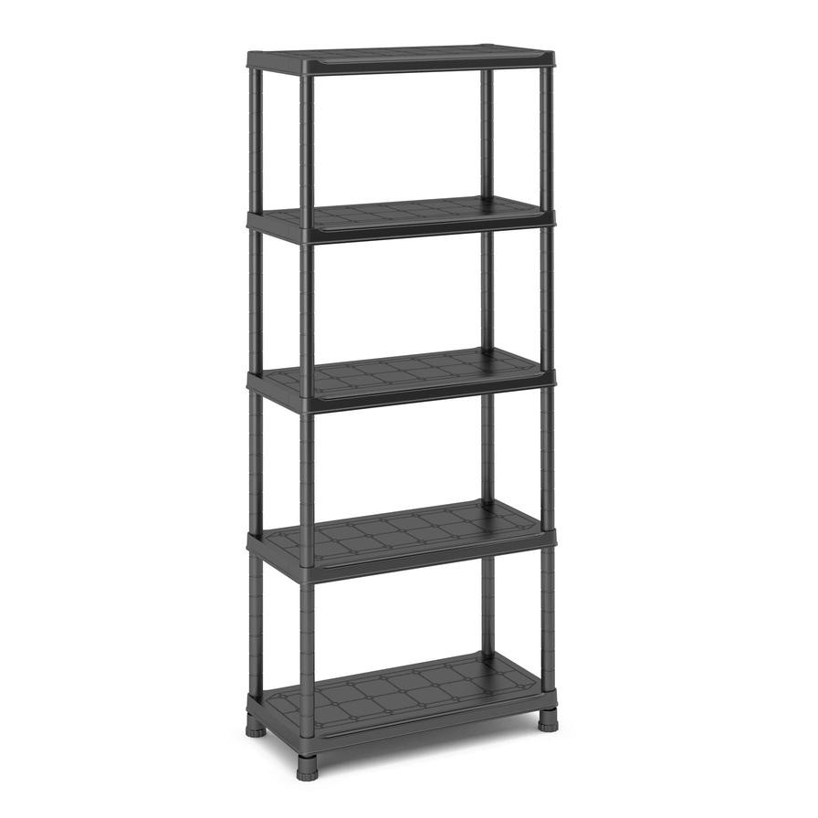 5-Tier Polypropylene Shelf (40 x 80 x 182 cm)