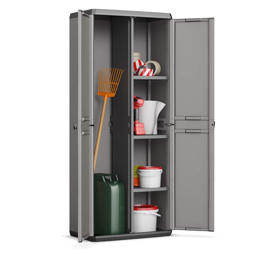 Keter Piu Utility Storage Cabinet (68 x 39 x 166 cm)