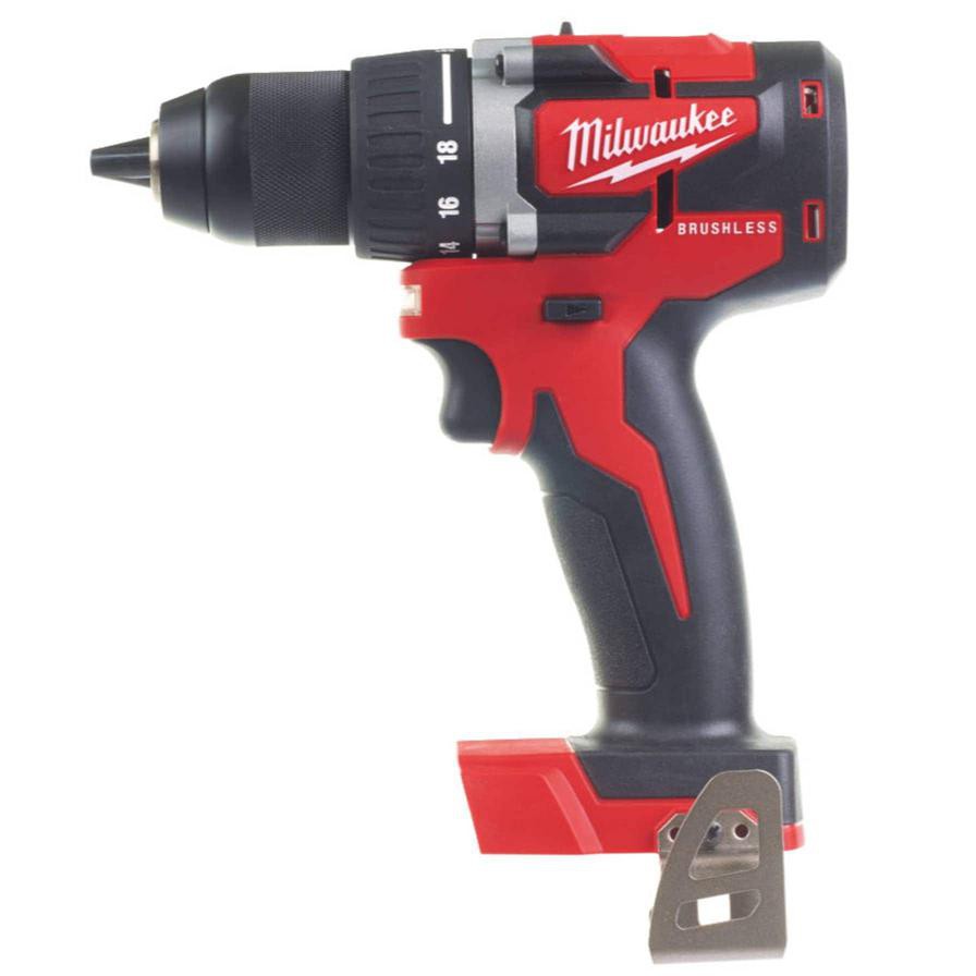 Milwaukee Cordless Brushless Compact Drill Driver (18 V)