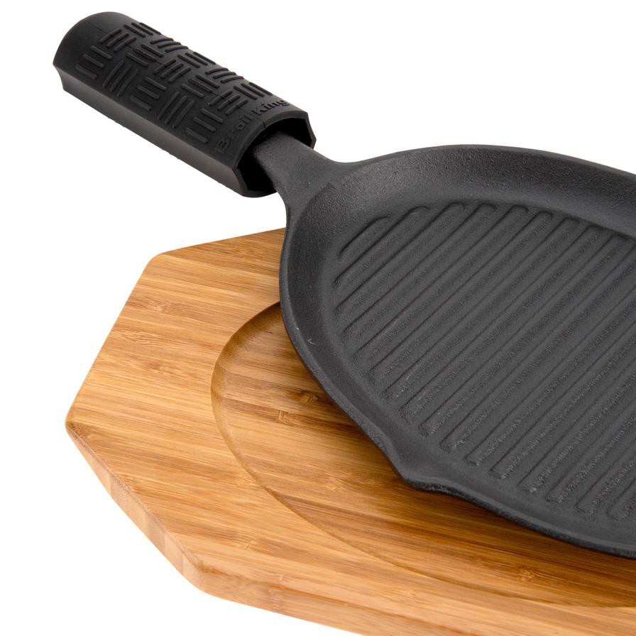 Broil King Fajita Pan Set (36 x 18 x 2 cm, Black)