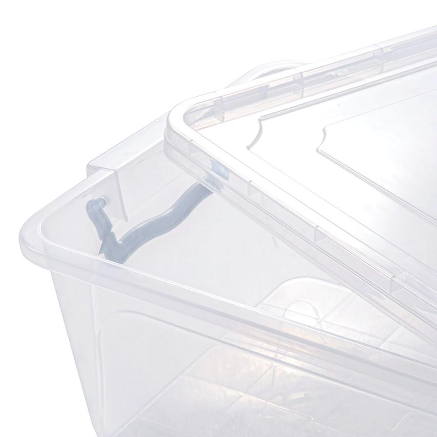 Hobby Life Transparent Plastic Storage Box (30 L, 48 x 33 x 28 cm)