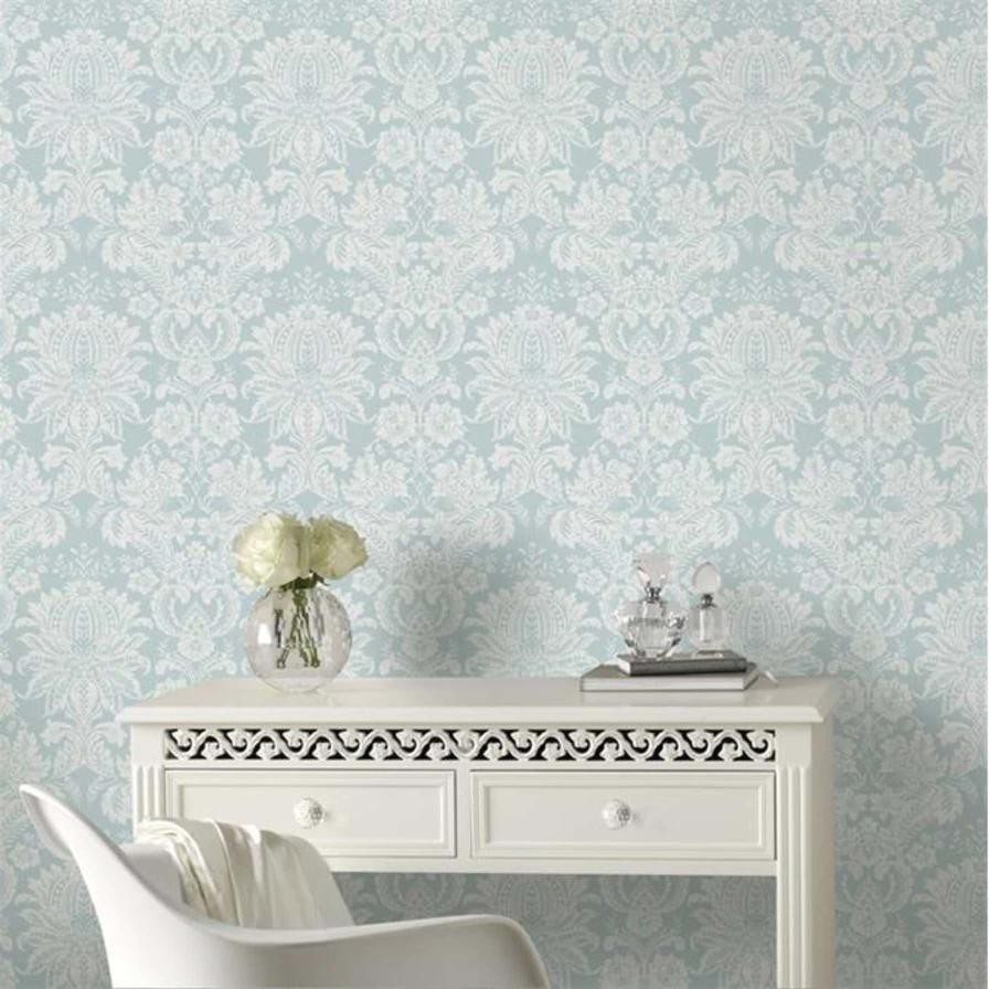 Graham & Brown Empress Vinyl Coated Venetian Damask Wallpaper, 33374