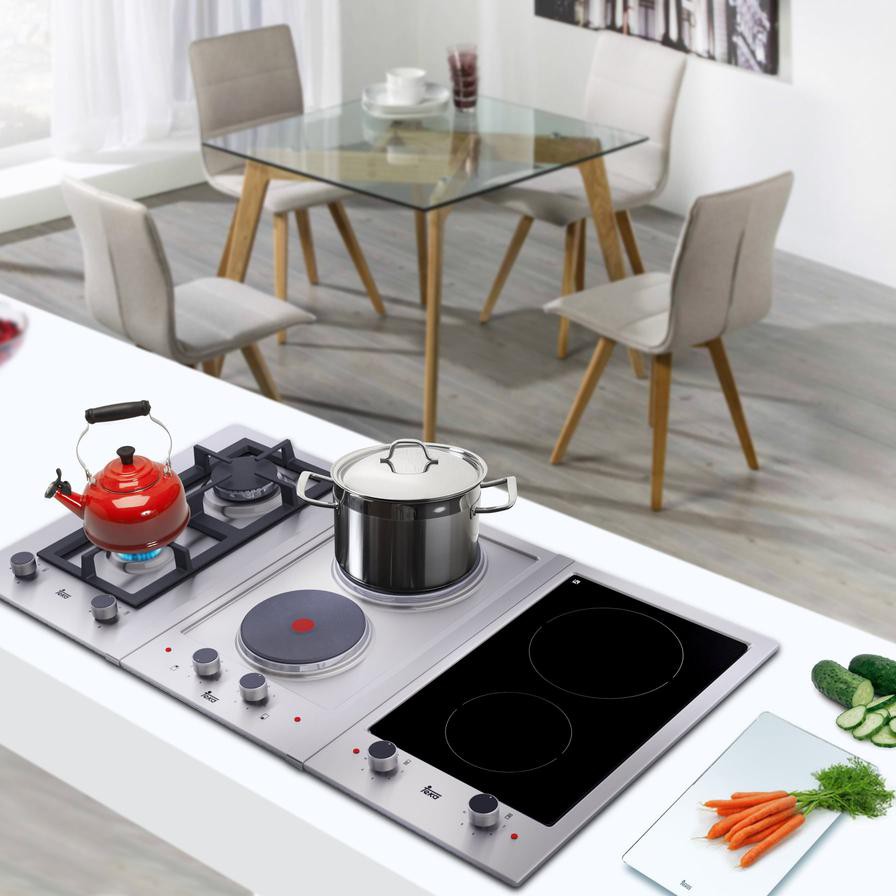 Teka Built-In 2-Burner Gas Hob, EFX 30.1 2G AI AL CI (4.5 x 30.5 x 51 cm)