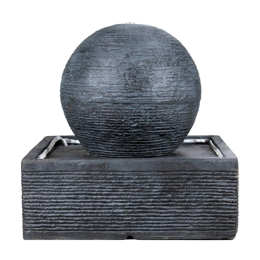 Round Concrete Water Fountain (57 x 57 x 56 cm)