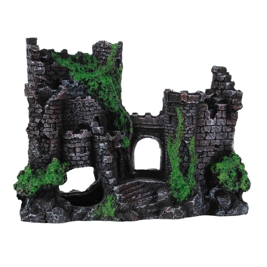 Foshan Artificial Resin Castle Ornament Aquarium Decoration