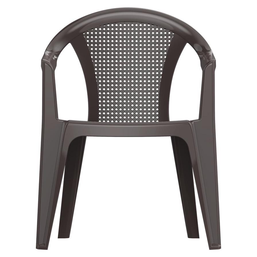 Cosmoplast Plastic Bamboo Armchair (63 x 58 x 81 cm)