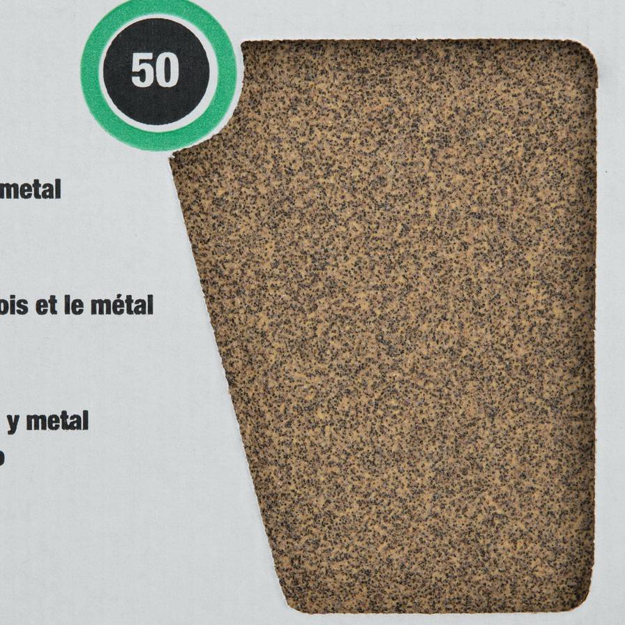 3M All Purpose Sandpaper, 50 Grit (27.9 x 22.8 cm, 25 pcs)