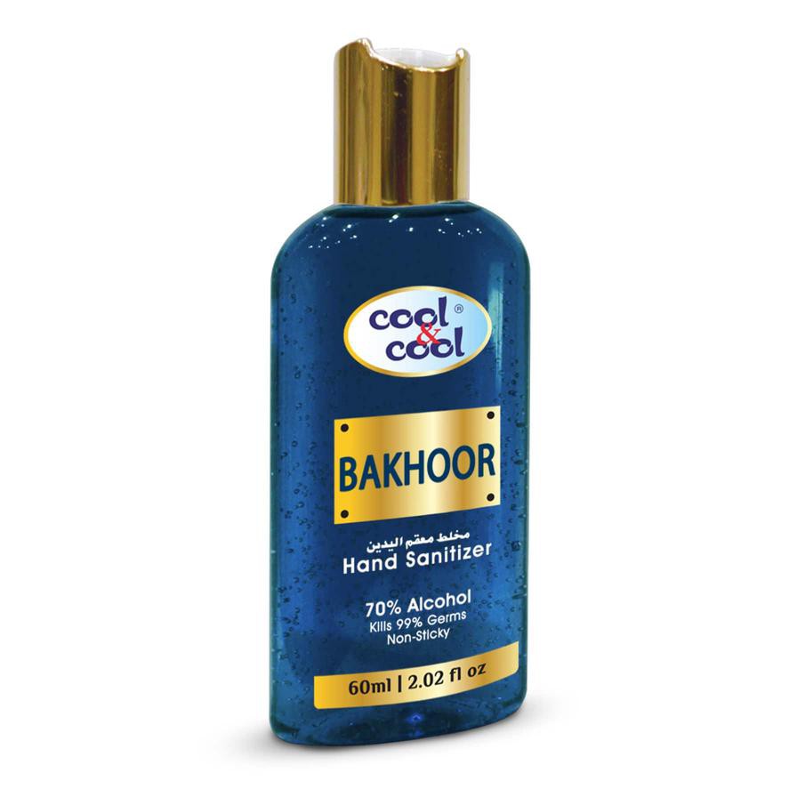 Cool & Cool Hand Sanitizer (60 ml, Bakhoor)