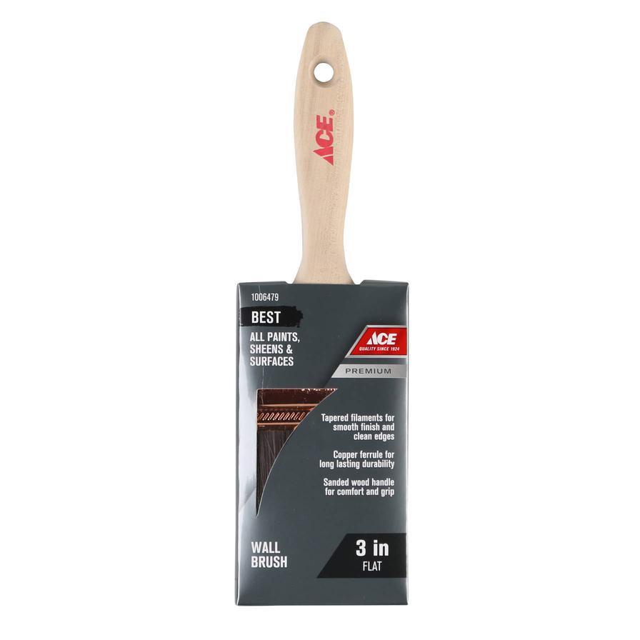 Ace Best Flat Trim Paint Brush (7.62 cm)