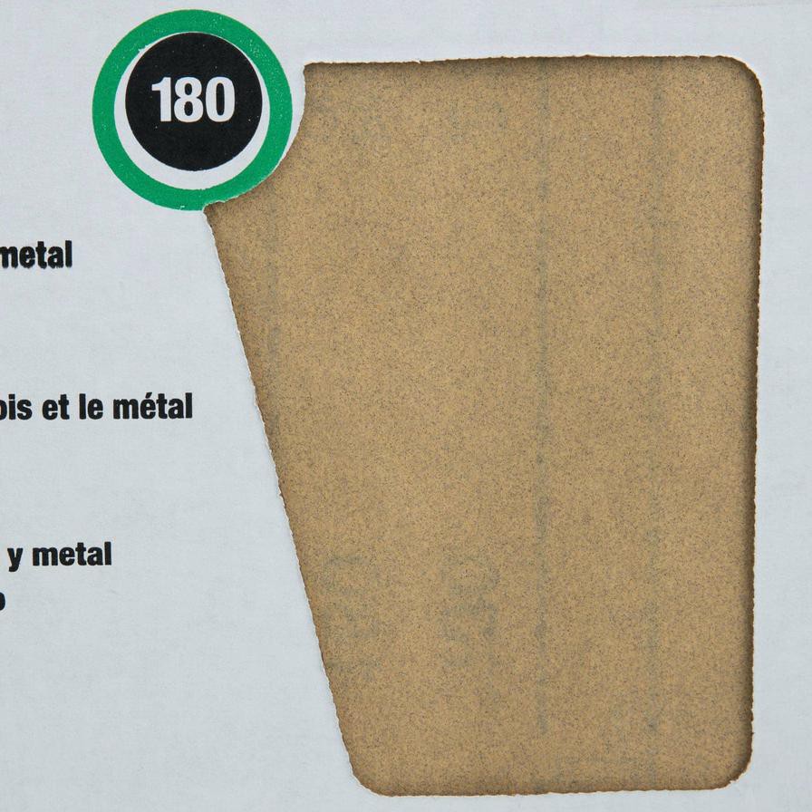 3M All Purpose Sandpaper, 180 Grit (27.9 x 22.8 cm, 25 pcs)