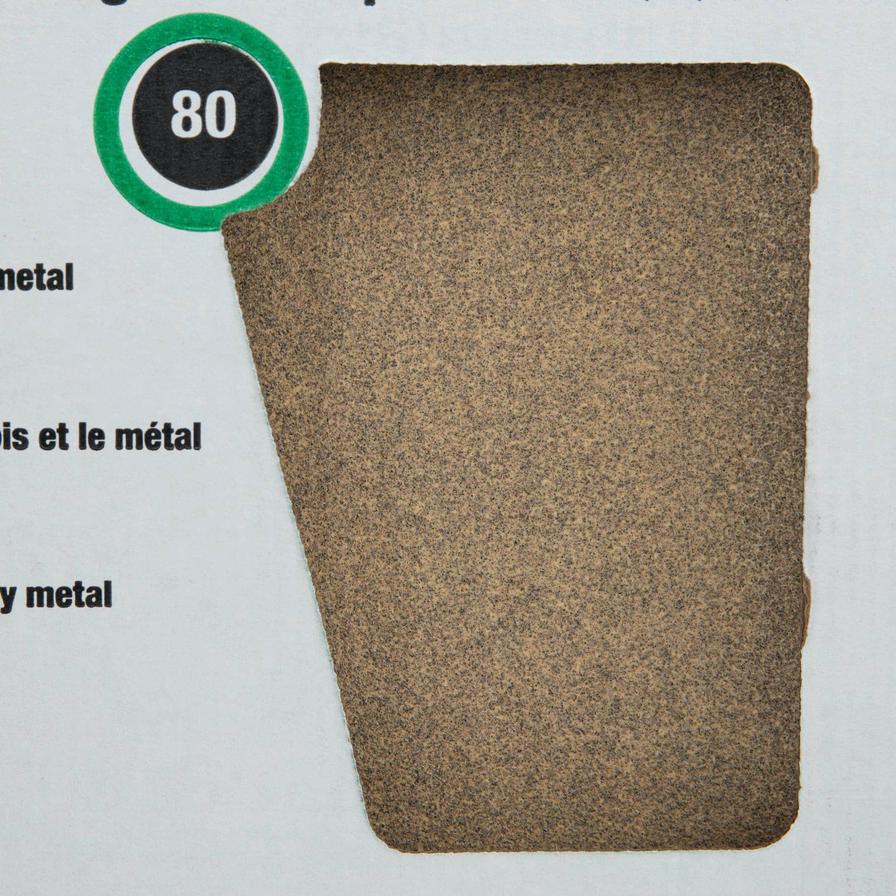 3M All Purpose Sandpaper, 80 Grit (27.9 x 22.8 cm, 25 pcs)