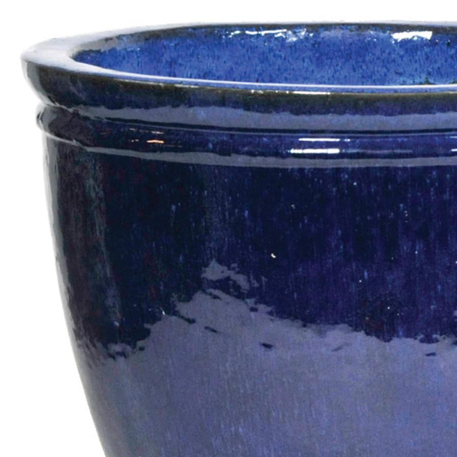 Glazed Terracotta Ypsilon Plant Pot Generic (28 x 28 x 23 cm, Small)