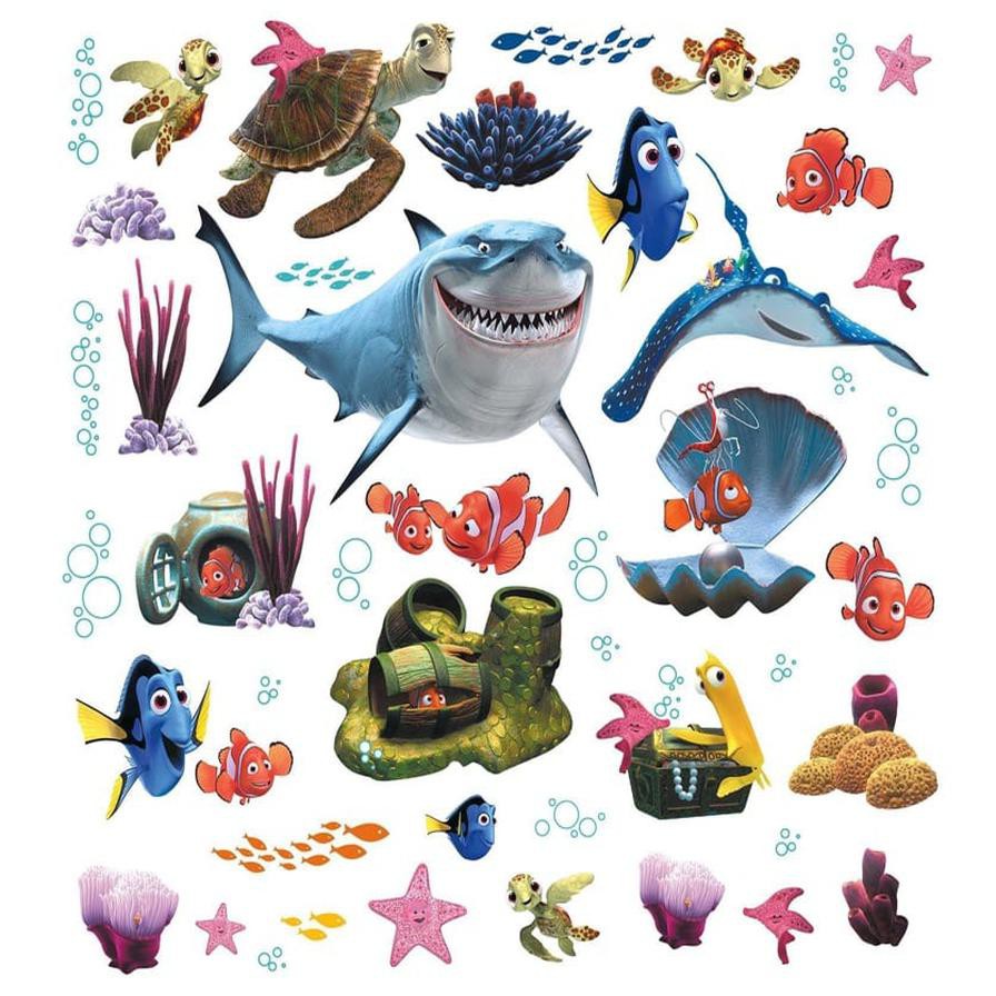 Room Mates Finding Nemo Wall Decal (14 x 9 inch)