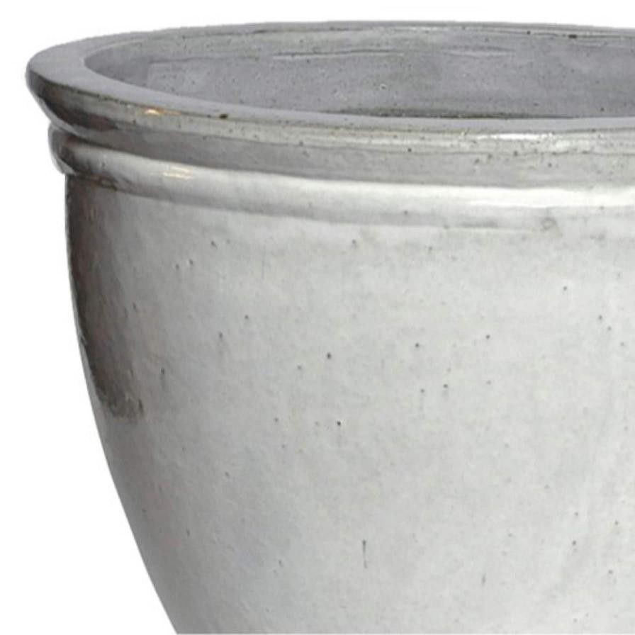 Glazed Terracotta Ypsilon Plant Pot Generic (28 x 28 x 23 cm, Small)