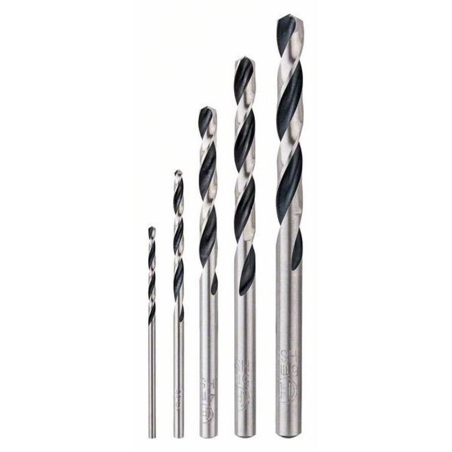 Bosch HSS Twist Drill Bit PointTeQ Set (2-6mm, 5 Pc.)