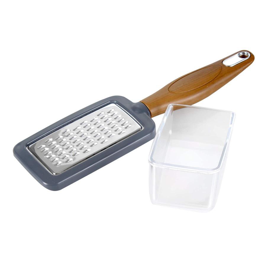 Freecook Wooden Grater W/Container (24.5 x 6.8 x 4.8 cm)