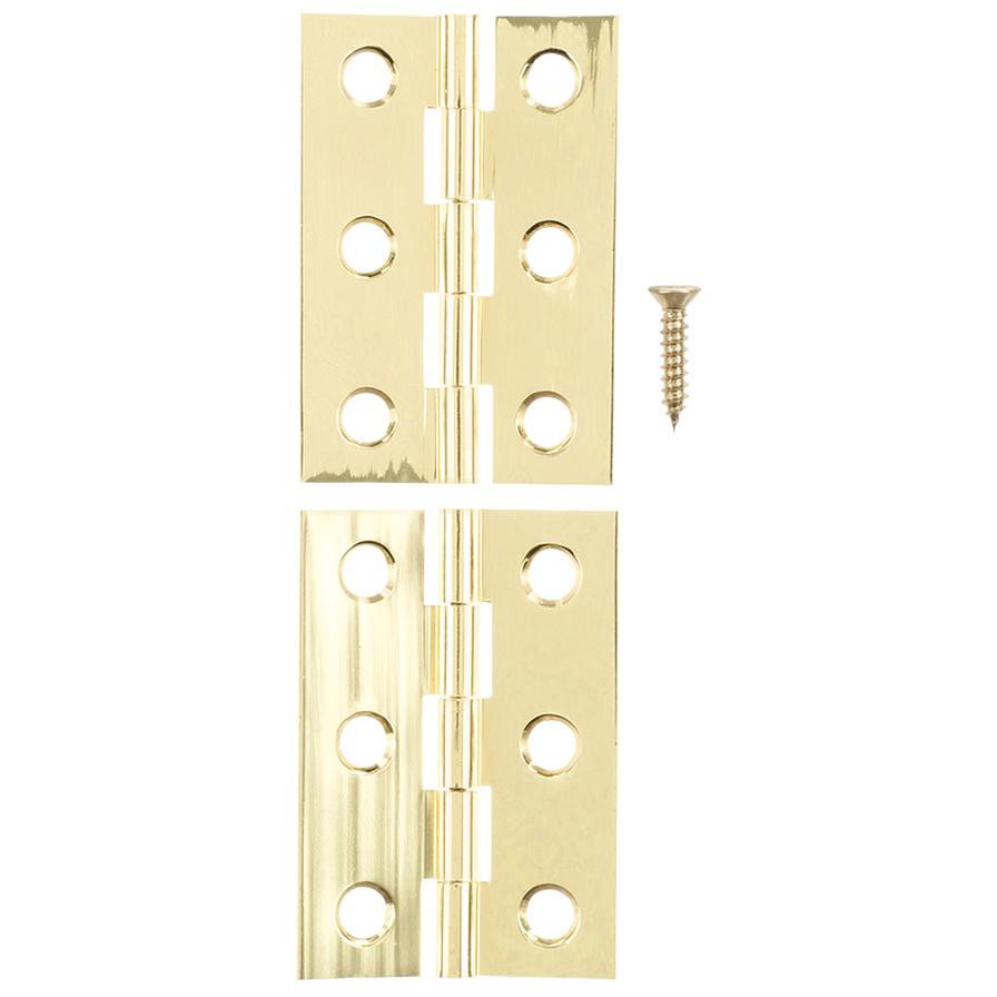 Ace Brass Broad Hinge (5 cm, 2 Pc.)