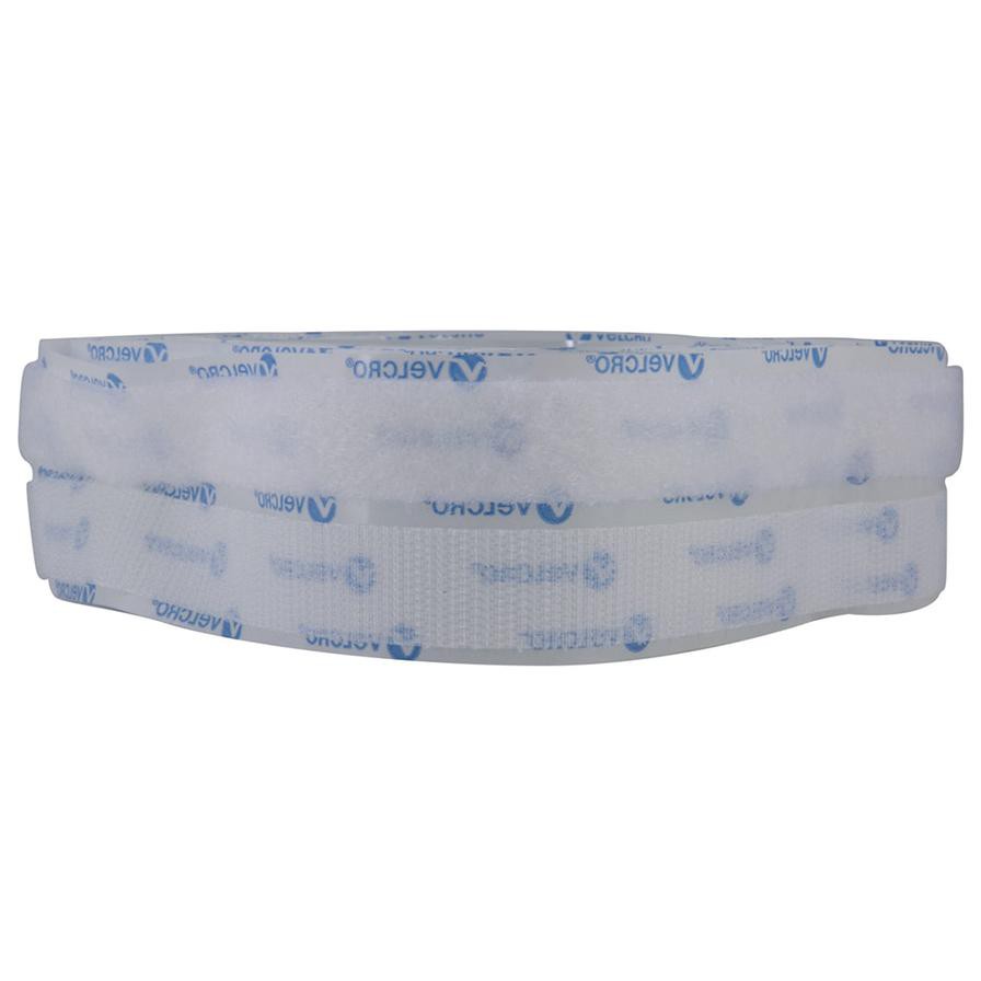 VELCRO Sticky Back Roll (1.9 cm x 457.2 cm, White)