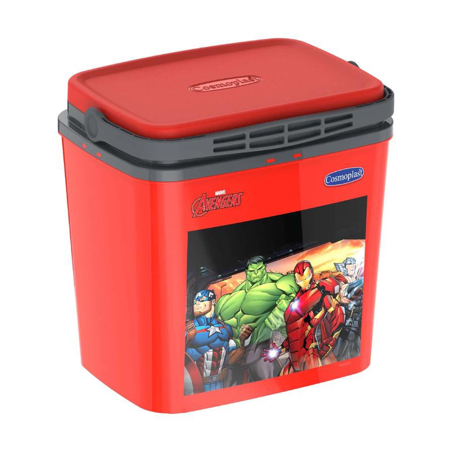 Cosmoplast Plastic Avengers Chill Box (27 x 20 x 19 cm, 4 L)