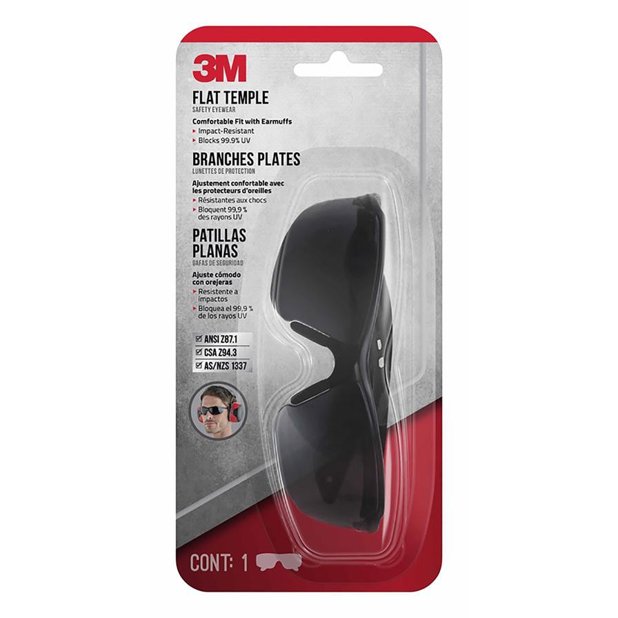 3M Flat Temple Safety Eyewear