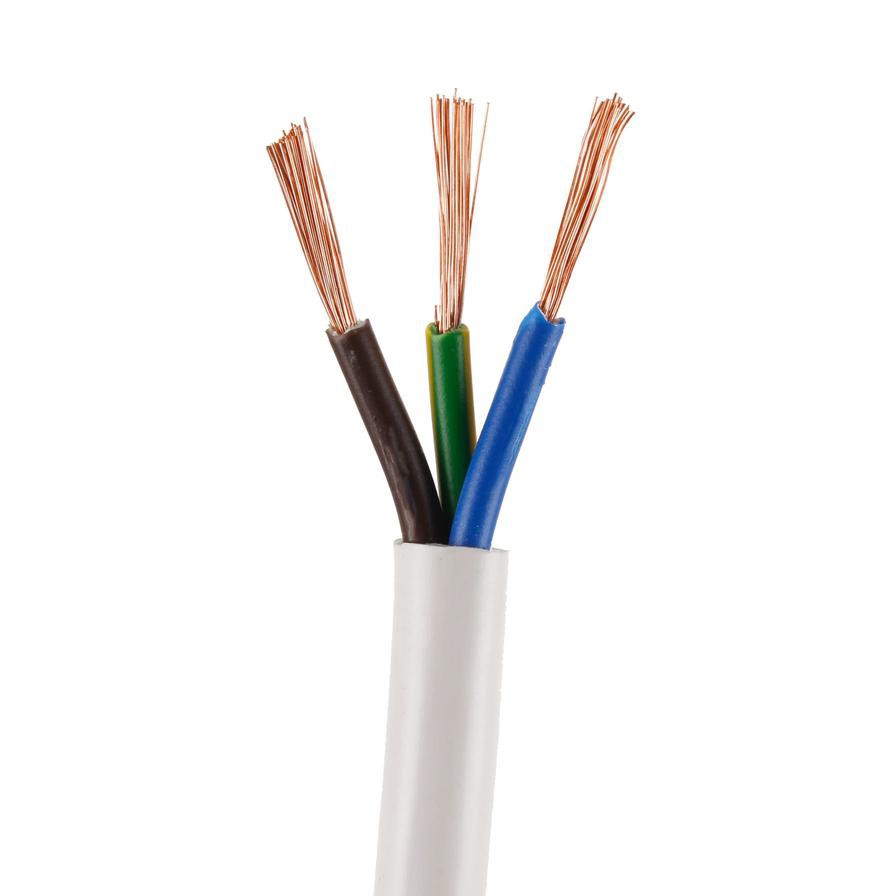 Oshtraco 3-Core Flexible Copper Cable Roll (1.5 mm x 1 m, Sold Per Meter)