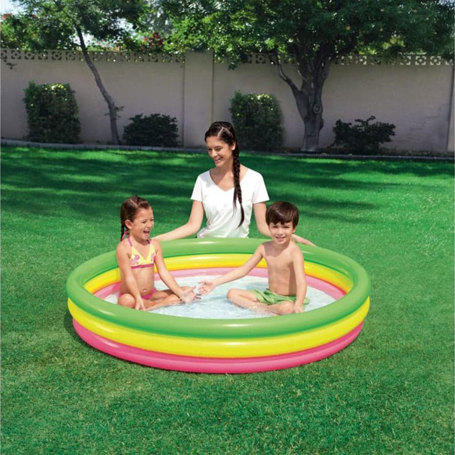 Bestway 3-Ring Summer Colors Paddling Pool (152.4 x 30.4 cm)