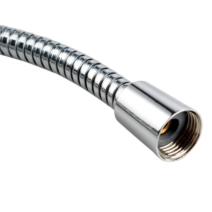 Bold Forza Stainless Steel Shower Hose (150 cm, Stainless Steel)