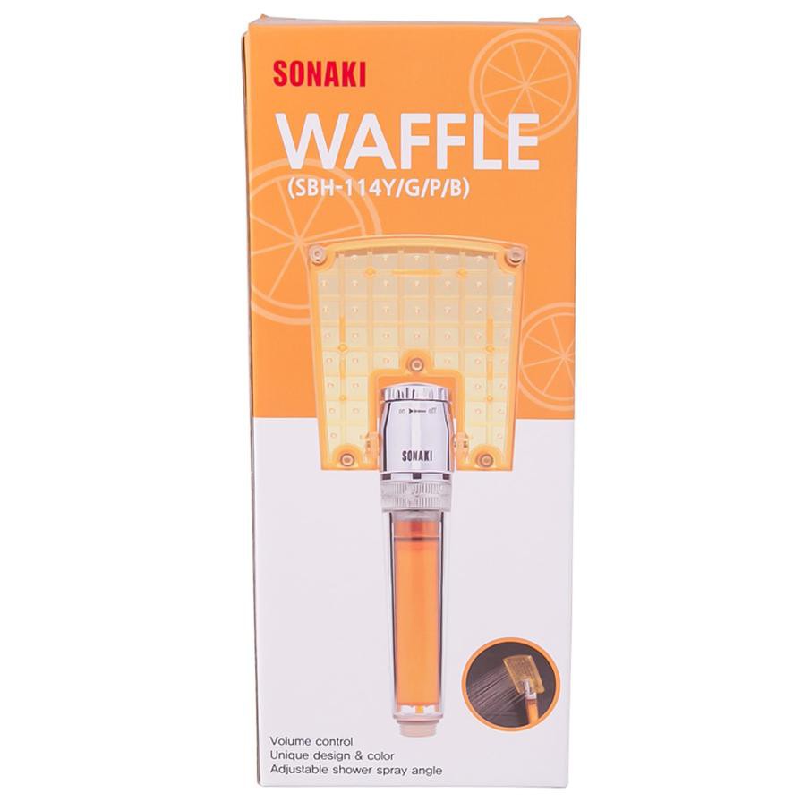 Sonaki SBH-114 Waffle Hand Shower (26 x 11 x 3.8 cm, Blue)