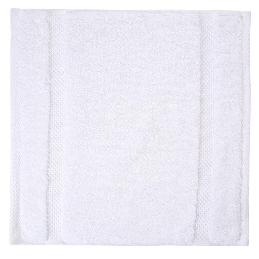 Truebell Classic Face Towel (33 x 33 cm, White)