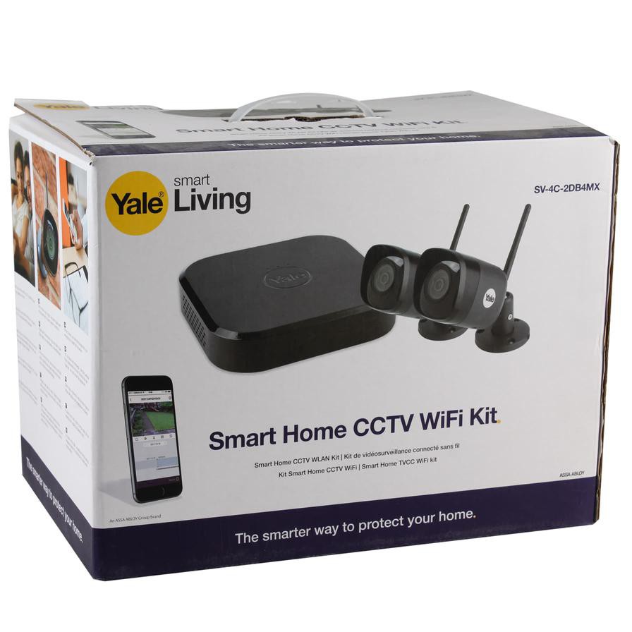 Yale Smart Living Home CCTV Wifi Kit, SV-4C-2DB4MX