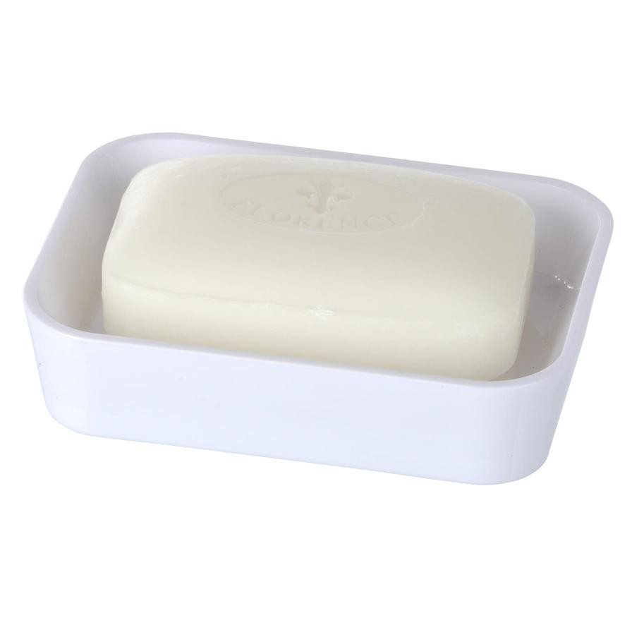 Wenko Polystyrene Soap Dish (12 x 3 x 9 cm)