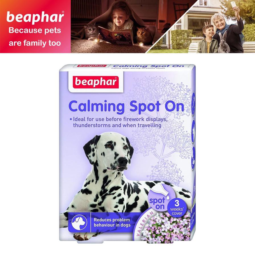 Beaphar Spot On Calming Supplement for Dogs (3 pcs)